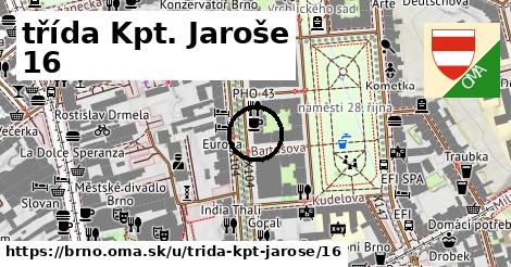 třída Kpt. Jaroše 16, Brno