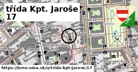 třída Kpt. Jaroše 17, Brno