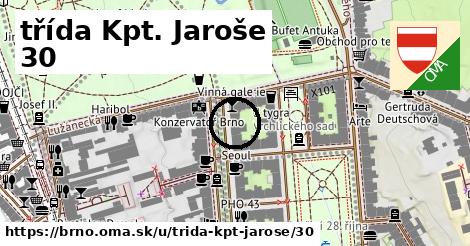 třída Kpt. Jaroše 30, Brno