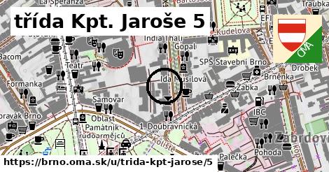 třída Kpt. Jaroše 5, Brno