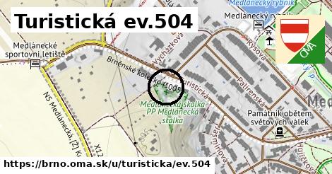 Turistická ev.504, Brno