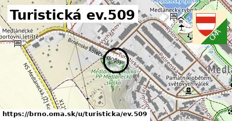 Turistická ev.509, Brno