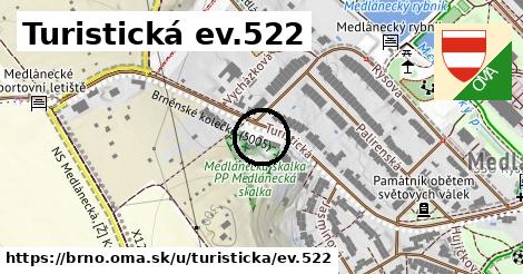 Turistická ev.522, Brno