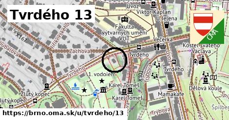 Tvrdého 13, Brno