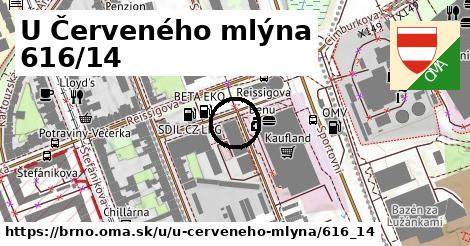 U Červeného mlýna 616/14, Brno