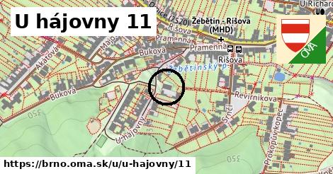 U hájovny 11, Brno