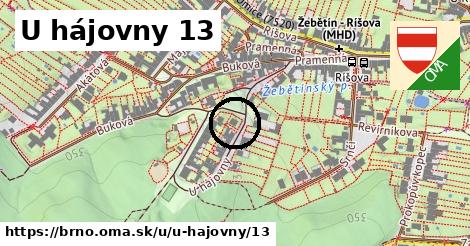 U hájovny 13, Brno