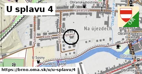 U splavu 4, Brno