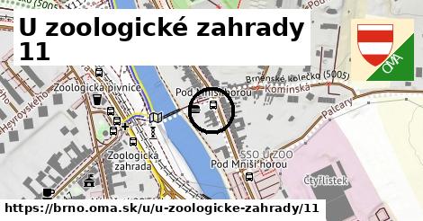 U zoologické zahrady 11, Brno