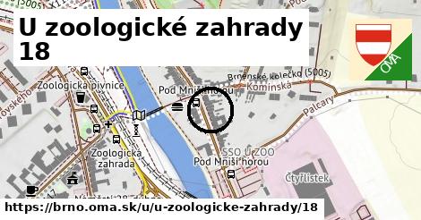 U zoologické zahrady 18, Brno