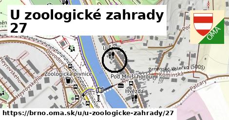 U zoologické zahrady 27, Brno