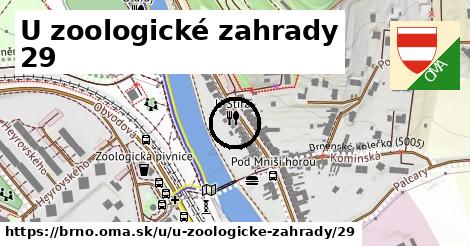 U zoologické zahrady 29, Brno