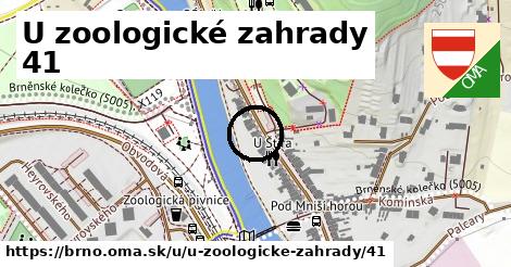 U zoologické zahrady 41, Brno