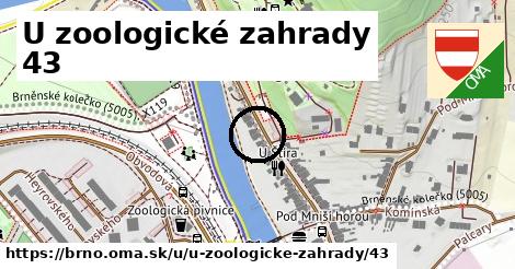 U zoologické zahrady 43, Brno