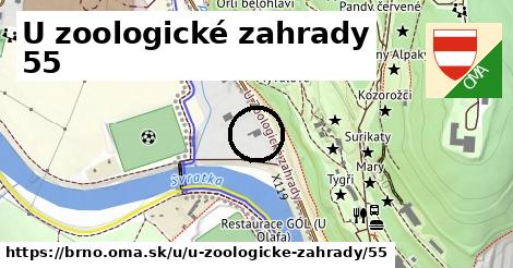 U zoologické zahrady 55, Brno