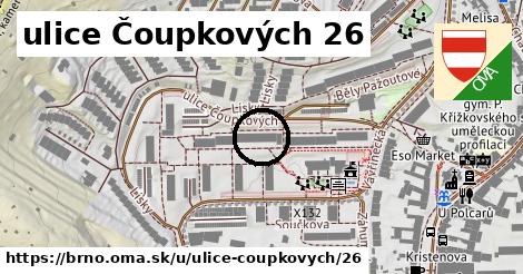 ulice Čoupkových 26, Brno