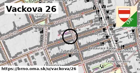 Vackova 26, Brno