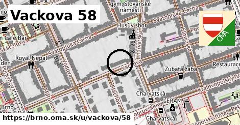 Vackova 58, Brno