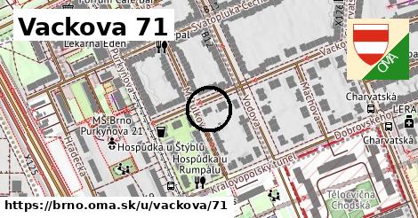 Vackova 71, Brno