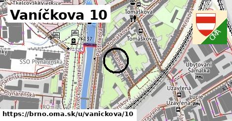 Vaníčkova 10, Brno