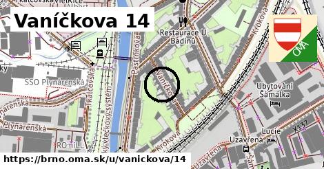 Vaníčkova 14, Brno