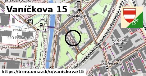 Vaníčkova 15, Brno