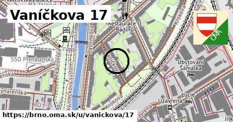 Vaníčkova 17, Brno