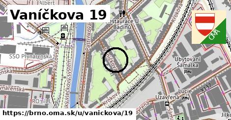 Vaníčkova 19, Brno