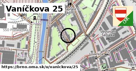 Vaníčkova 25, Brno