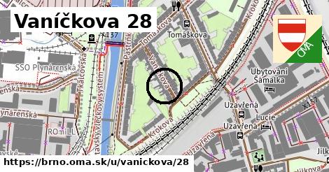 Vaníčkova 28, Brno