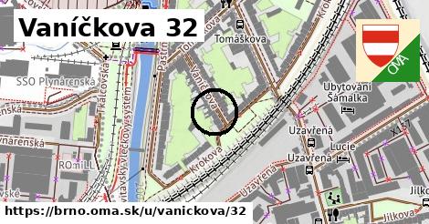 Vaníčkova 32, Brno