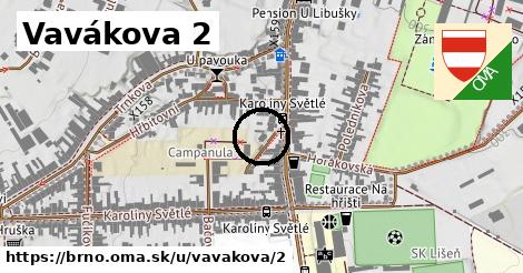 Vavákova 2, Brno