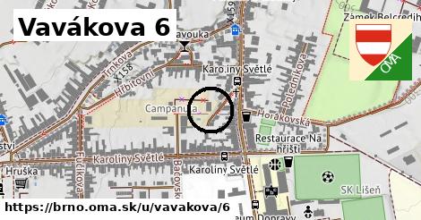 Vavákova 6, Brno