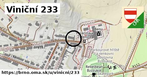 Viniční 233, Brno