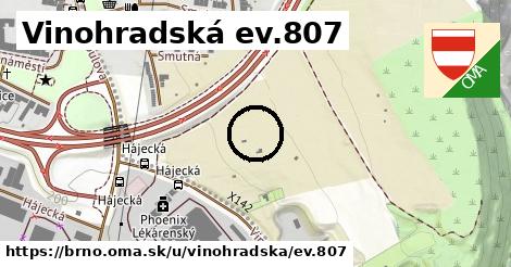 Vinohradská ev.807, Brno