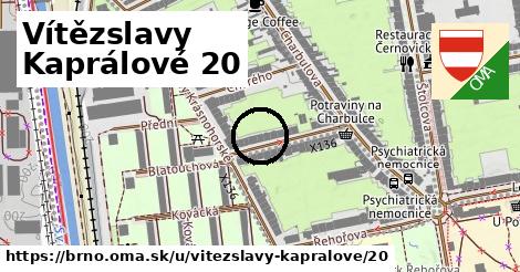 Vítězslavy Kaprálové 20, Brno