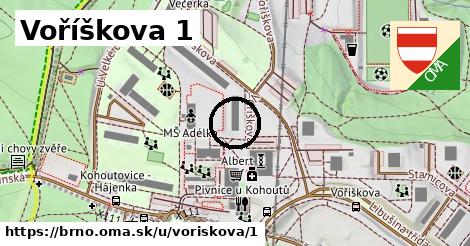 Voříškova 1, Brno