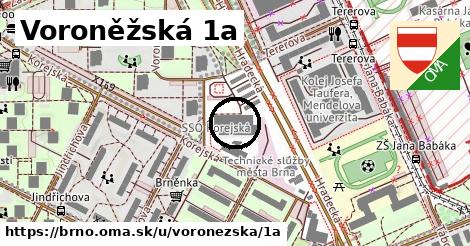 Voroněžská 1a, Brno