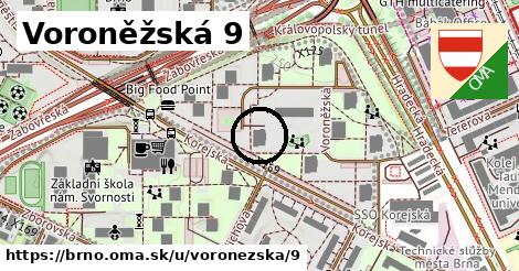 Voroněžská 9, Brno