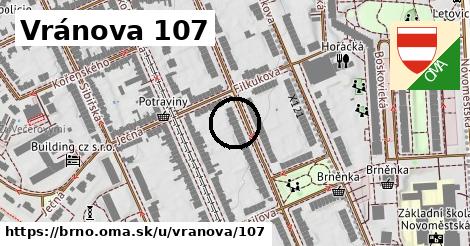 Vránova 107, Brno