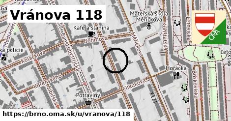 Vránova 118, Brno