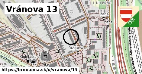 Vránova 13, Brno