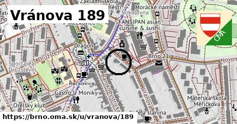 Vránova 189, Brno