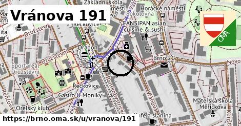 Vránova 191, Brno