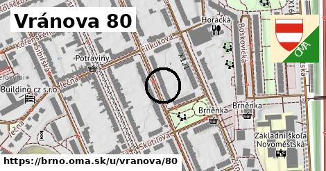 Vránova 80, Brno