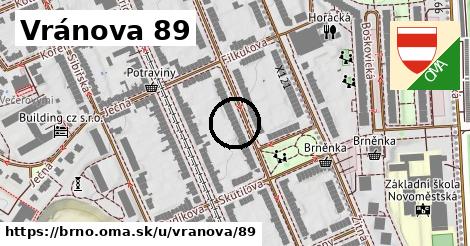 Vránova 89, Brno