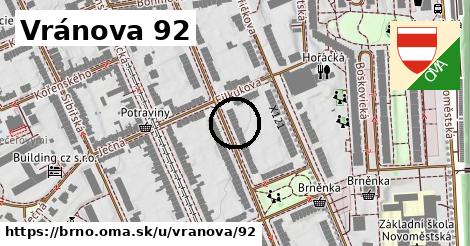 Vránova 92, Brno