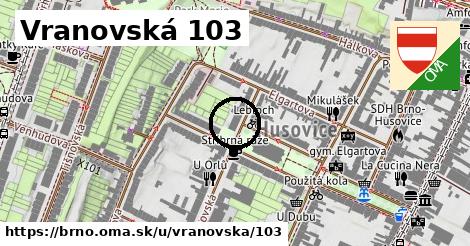 Vranovská 103, Brno