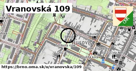 Vranovská 109, Brno