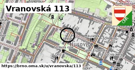 Vranovská 113, Brno